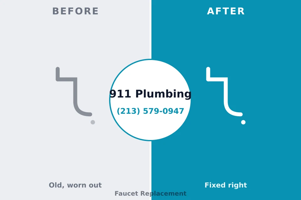 Before and after: plumbing repair Manatee Road, FL